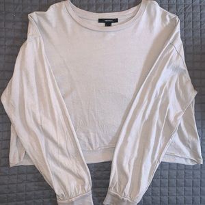 Long sleeve crop top